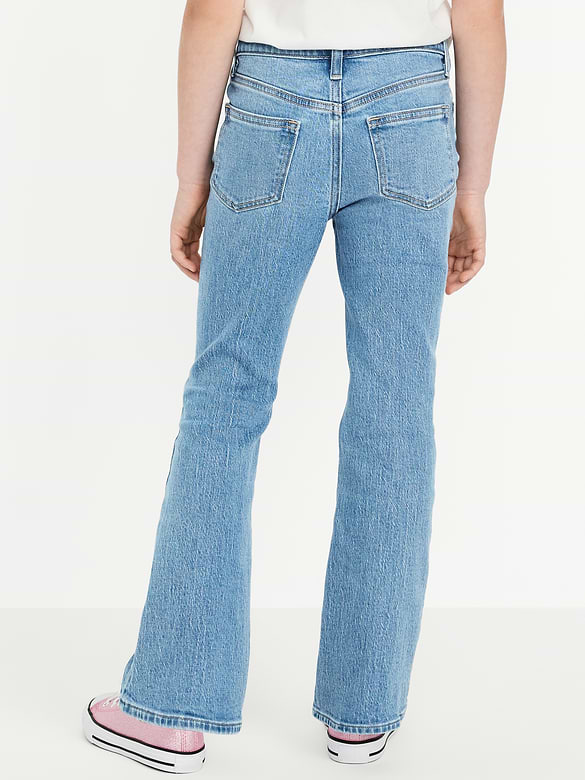 Jean Wow évasé à taille haute pour fille