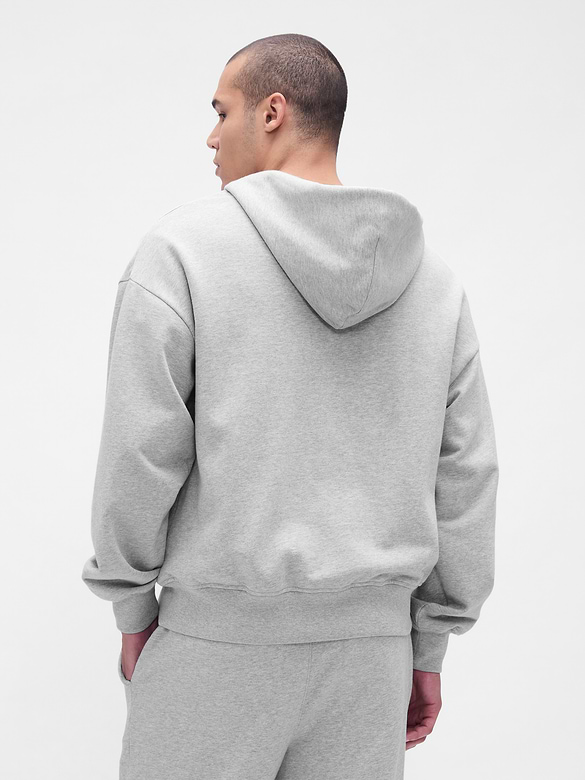 Adult Heavyweight Oversized Zip Hoodie
