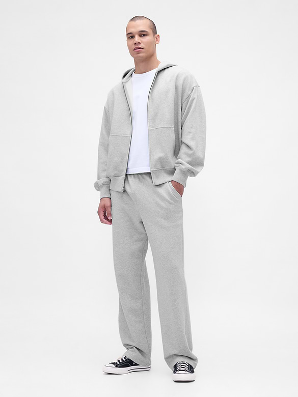 Adult Heavyweight Oversized Zip Hoodie
