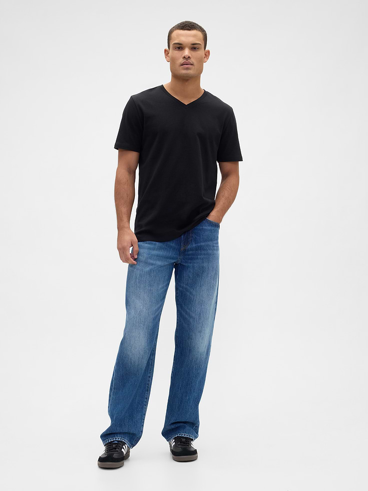 Image 3 of 5, Everyday Soft V-Neck T-Shirt
