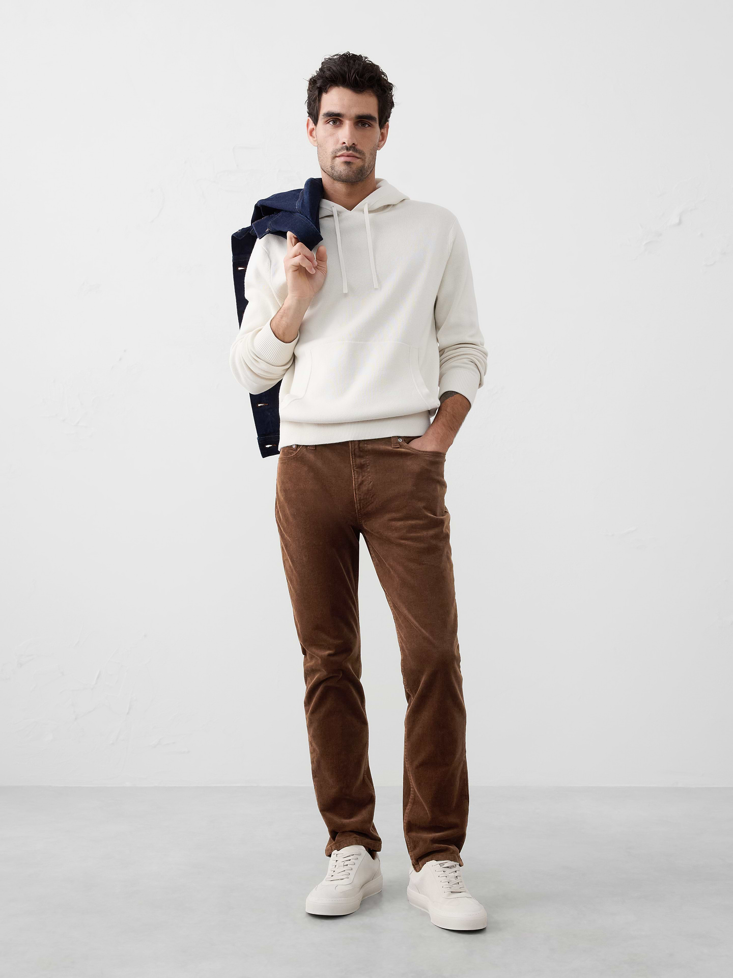 Image number 1 showing, Slim Travel Corduroy Pant