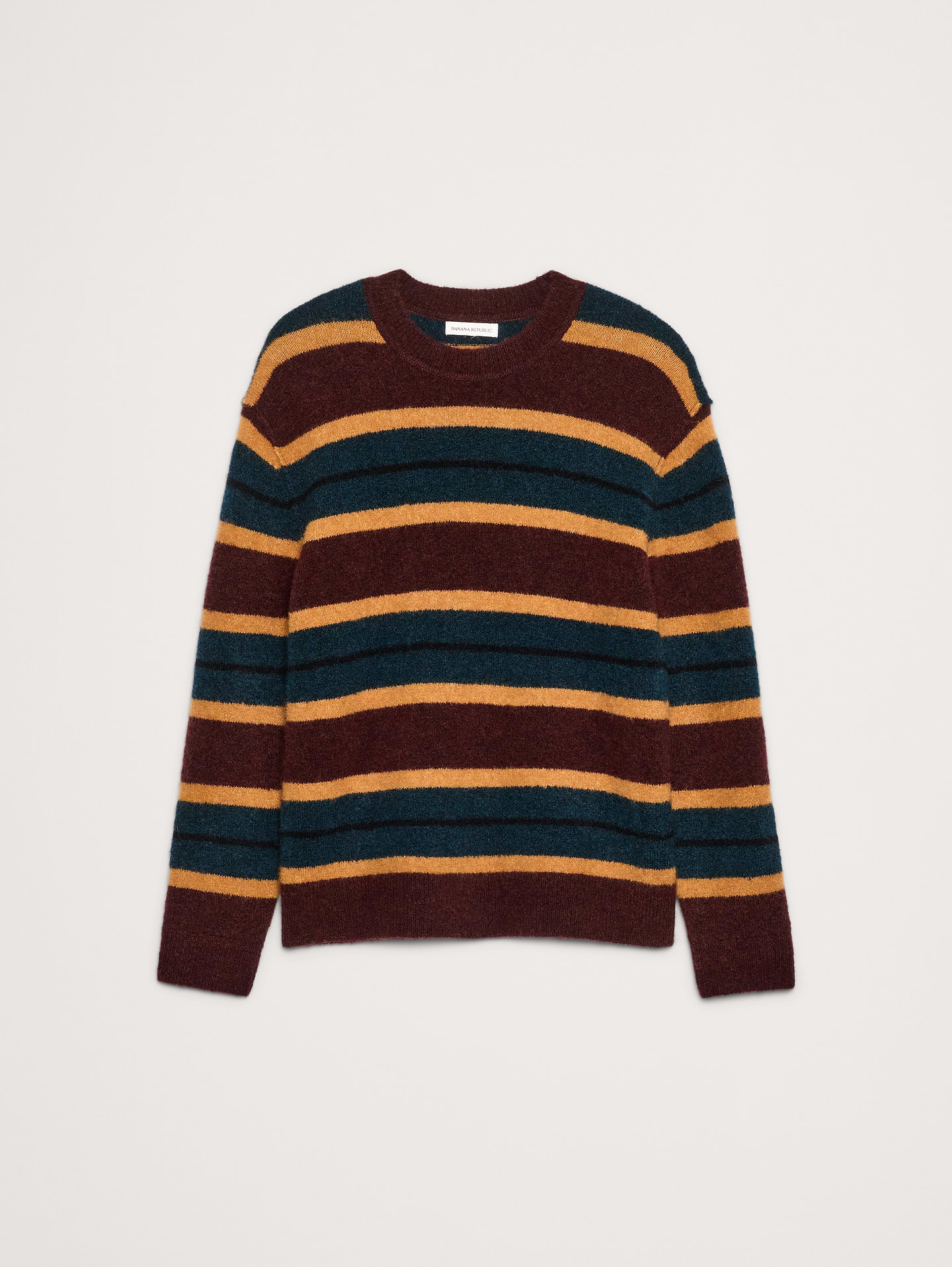 Image number 4 showing, Italian Alpaca-Wool Blend Stripe Sweater