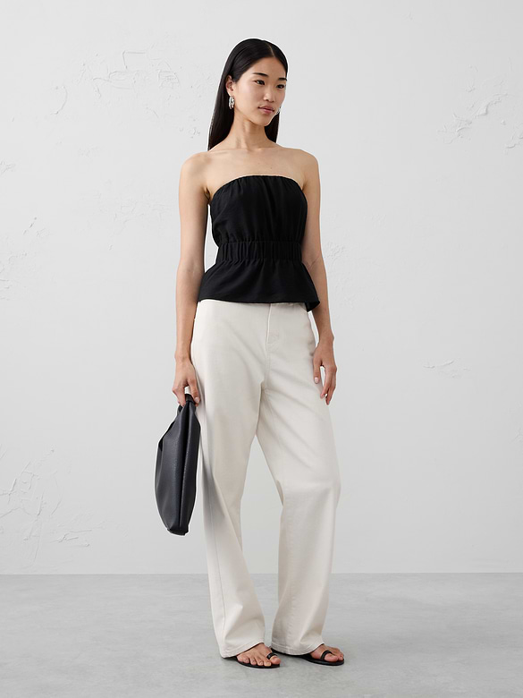 Cinched-Waist Top