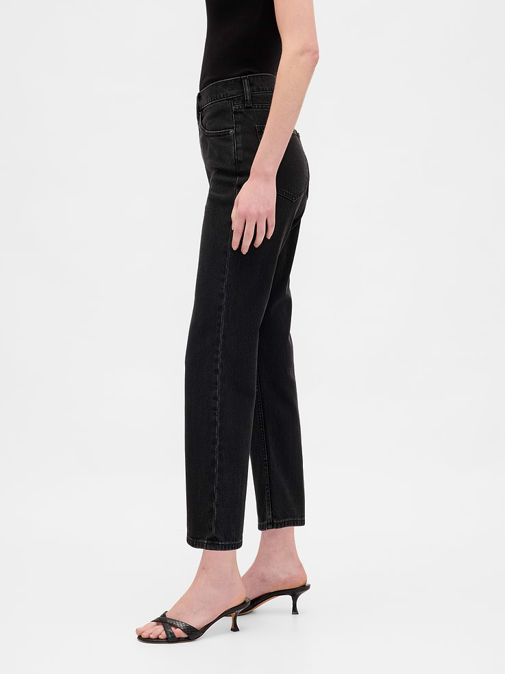 Image number 3 showing, High Rise ’90s Slim Straight Crop Jeans
