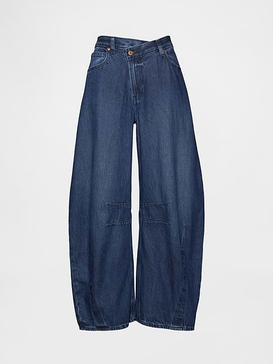 Image number 7 showing, High Rise UltraSoft Crossover Horseshoe Jeans