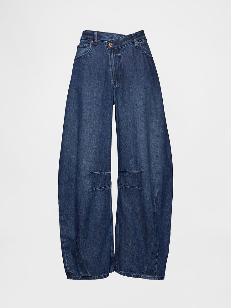 Image number 7 showing, High Rise UltraSoft Crossover Horseshoe Jeans