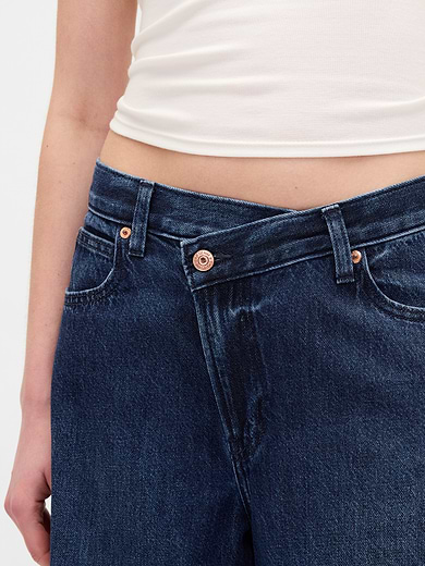 Image number 8 showing, High Rise UltraSoft Crossover Horseshoe Jeans