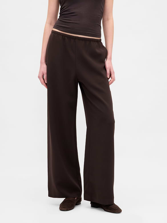 Easy Wide-Leg Pants
