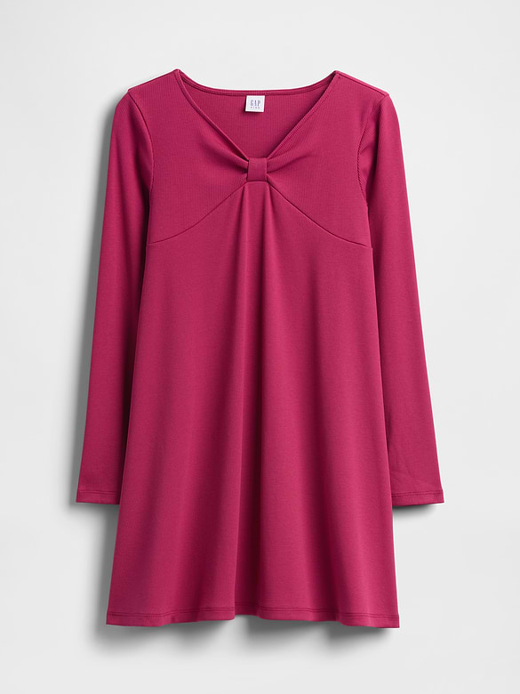 Kids Rib Bow Dress
