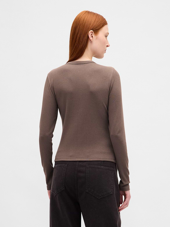 Modern Crewneck Cardigan