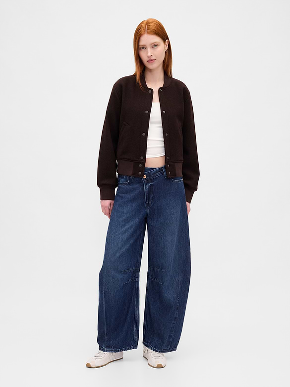 High Rise UltraSoft Crossover Horseshoe Jeans