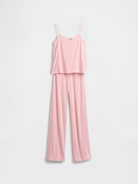 Kids Recycled Pointelle Tank PJ Set