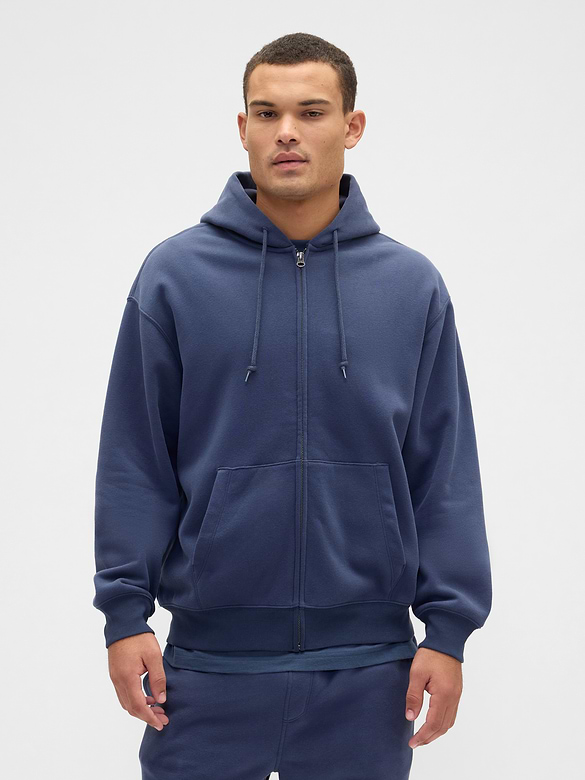 Adult VintageSoft Oversized Zip Hoodie