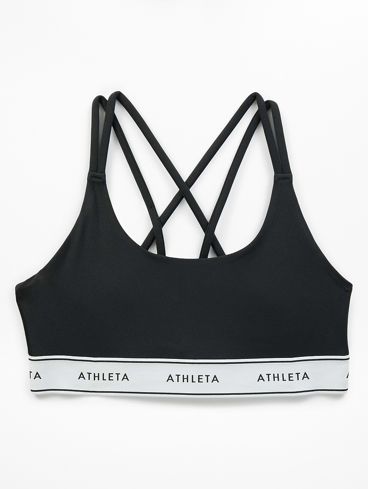 Image number 4 showing, Athleta Girl High Speed Logo Bra