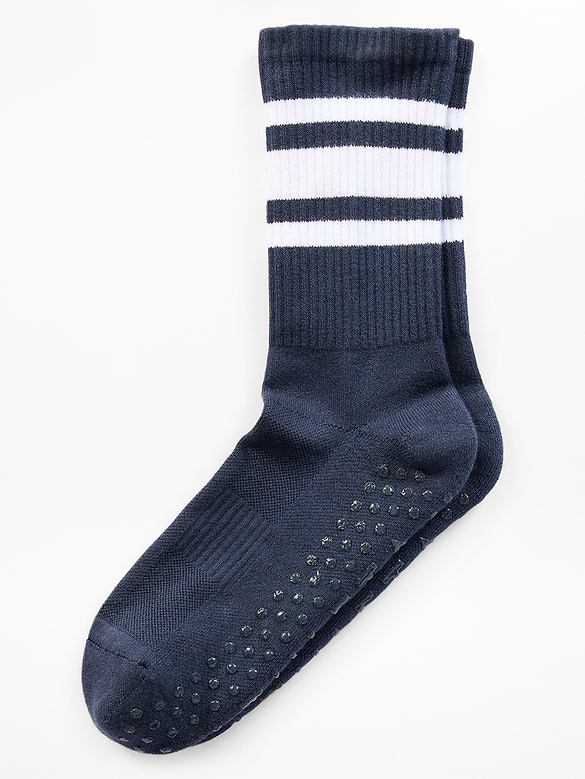 Athleta Pilates Gripper Crew Sock