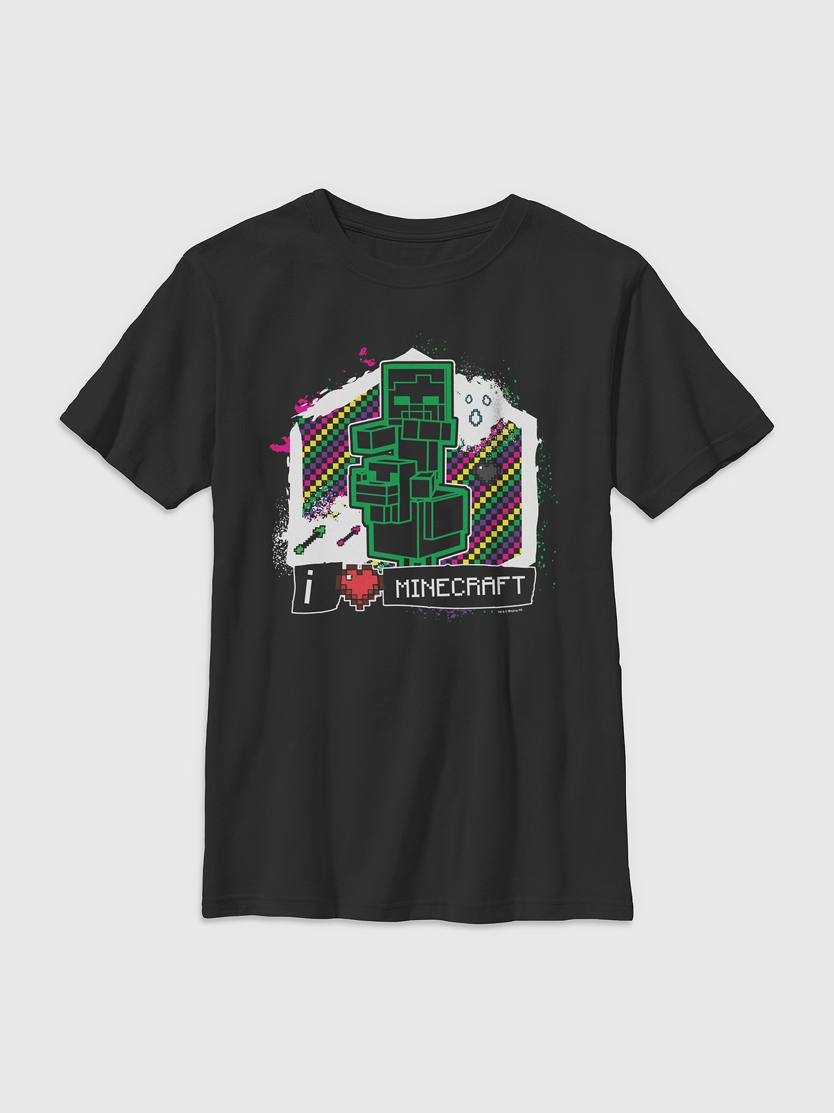 Minecraft Zombie Beware Jockey Graphic T-Shirt For Kids | Old Navy