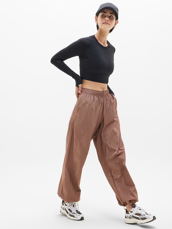 Lunar Sheen Utility Mid Rise Pant