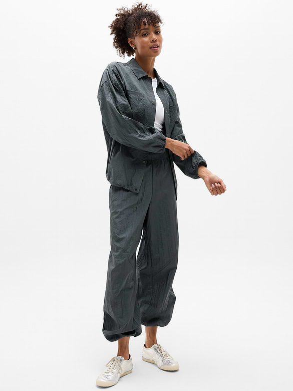 Lunar Sheen Utility Mid Rise Pant