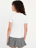 Image number 2 showing, Fitted Seamless Ribbed Performance Top for Girls