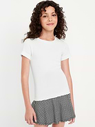 Image number 1 showing, Fitted Seamless Ribbed Performance Top for Girls