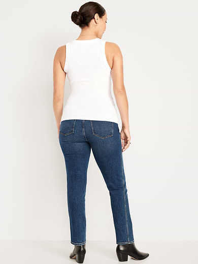 Image number 2 showing, Maternity Full-Panel Vintage Slim Jeans