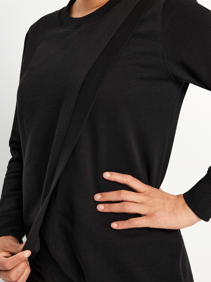 Image number 5 showing, Maternity Cross-Front Nursing Tunic