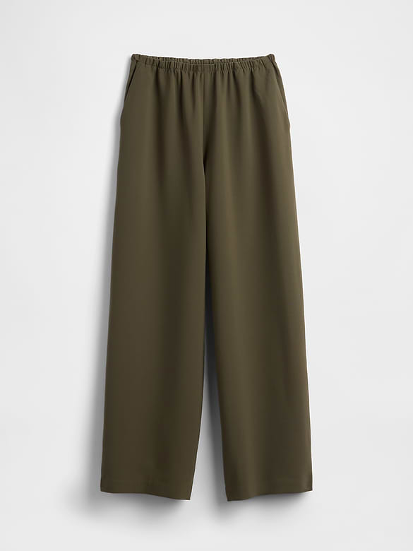Easy Wide-Leg Pants