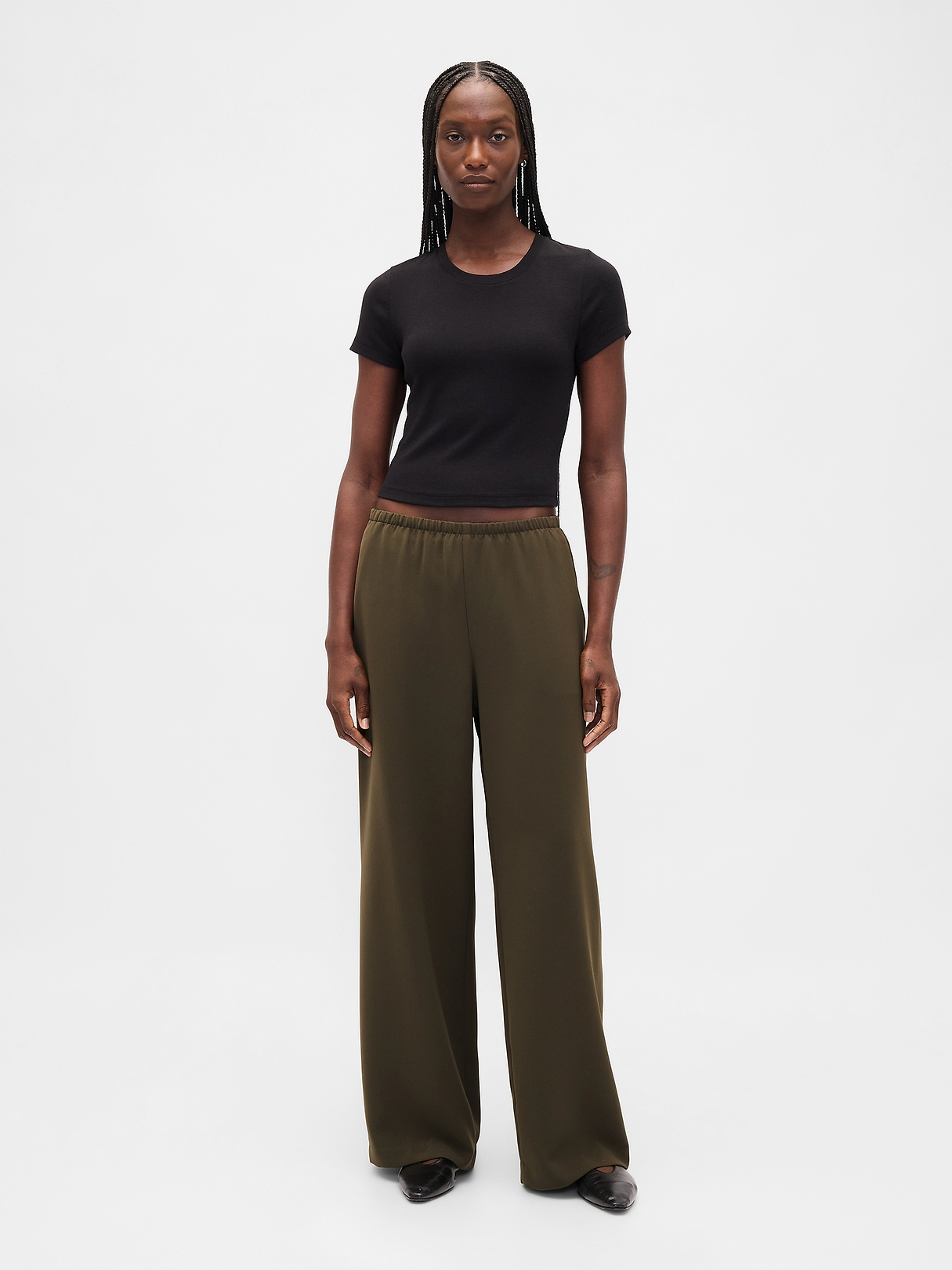 Easy Wide-Leg Pants | Gap