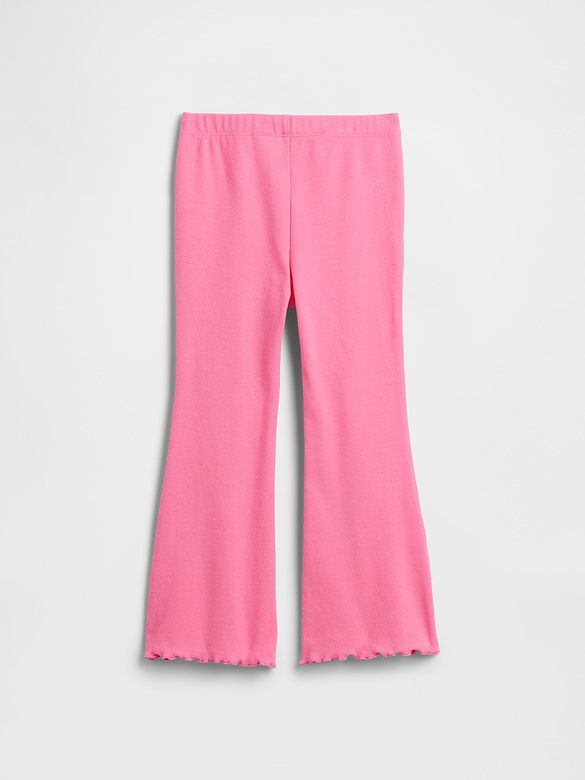 babyGap Ribbed Pull-On Print Flare Leggings