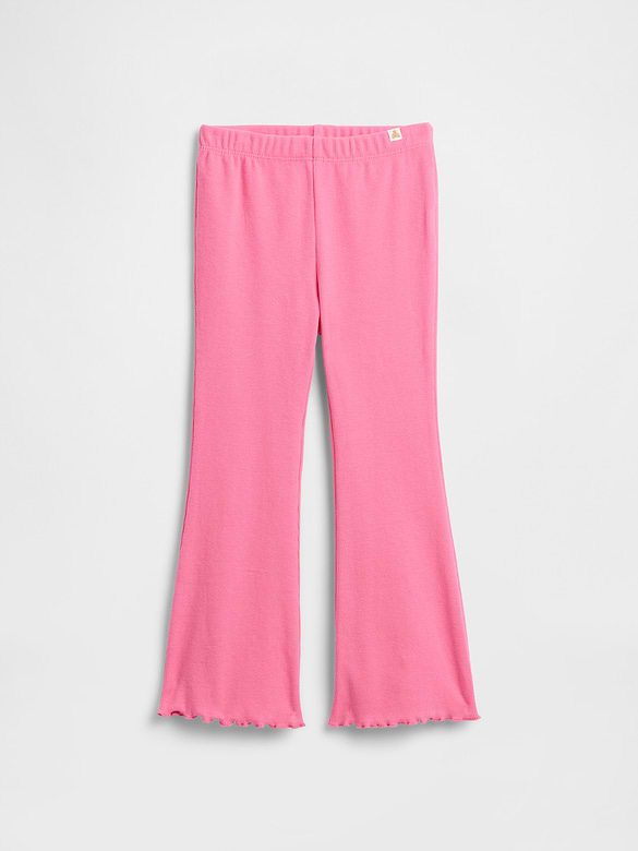 babyGap Ribbed Pull-On Print Flare Leggings