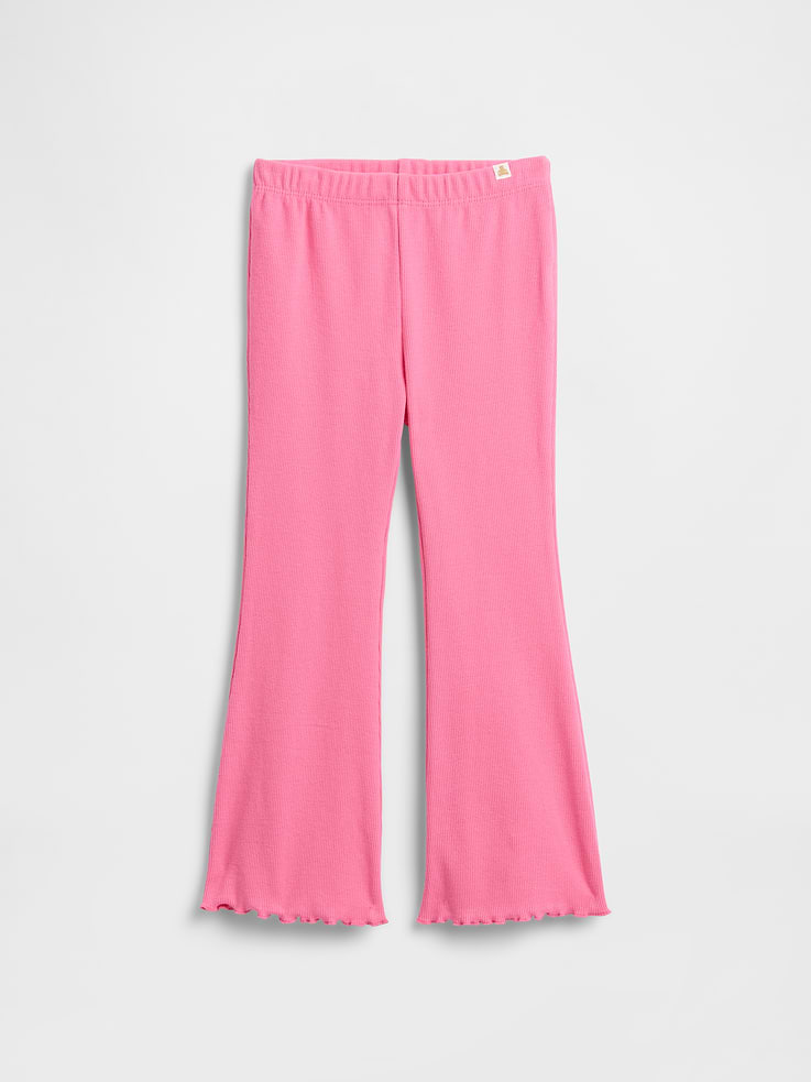 Image number 1 showing, babyGap Ribbed Pull-On Print Flare Leggings