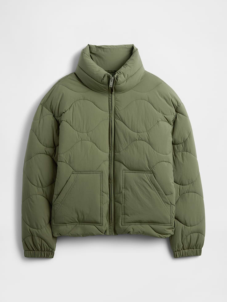 Image number 5 showing, Relaxed Quilted Nylon Jacket