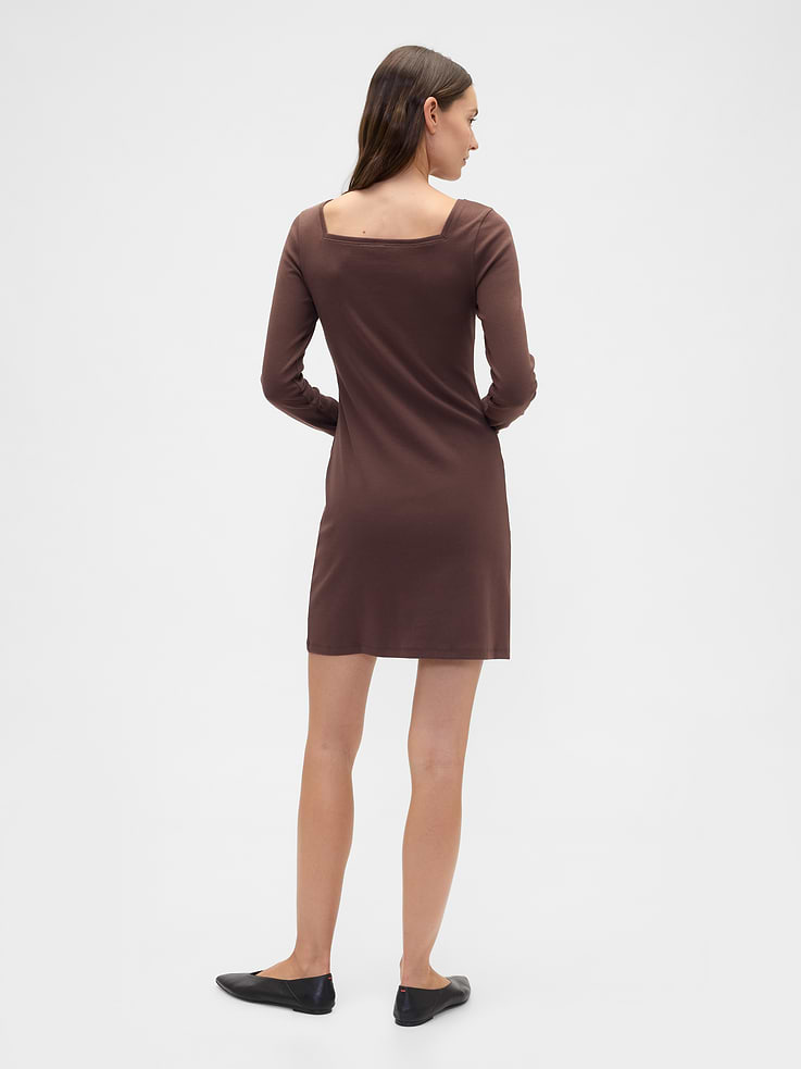 Image 2 of 6, Squareneck Mini Dress