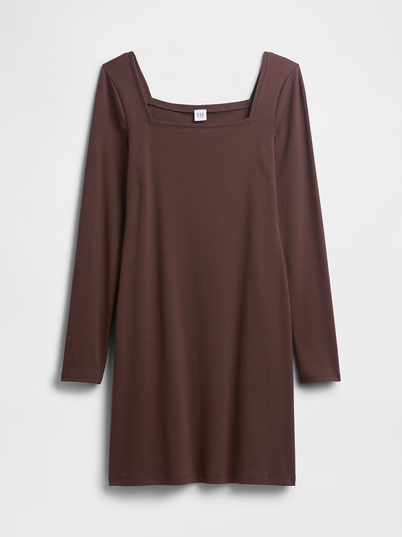 Squareneck Mini Dress