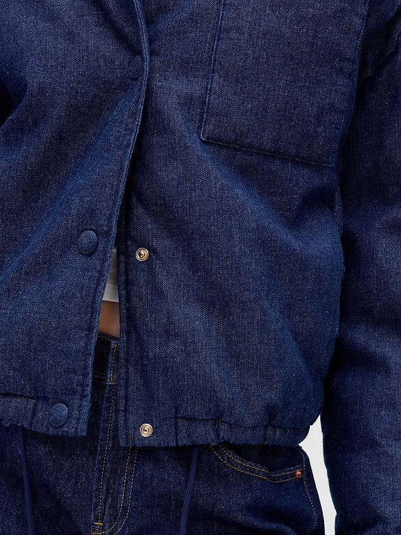 Denim Puffer Jacket