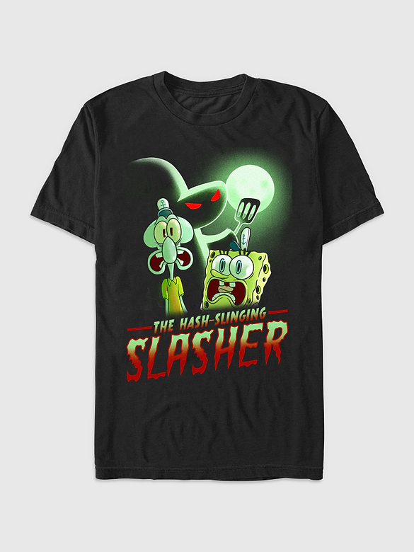 Spongebob Hash Slinging Tee Graphic T-Shirt