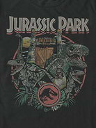 Image number 2 showing, Jurassic Park Gate Circle Graphic T-Shirt