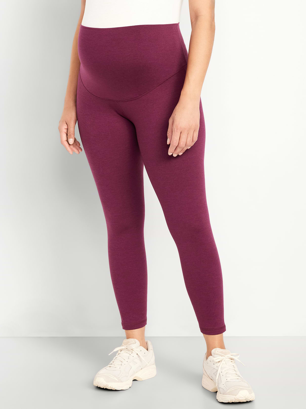 Image number 1 showing, Maternity Full-Panel CloudComfy 7/8 Leggings