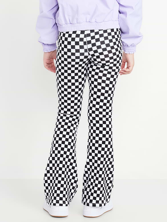 High-Waisted Flared Leggings for Girls