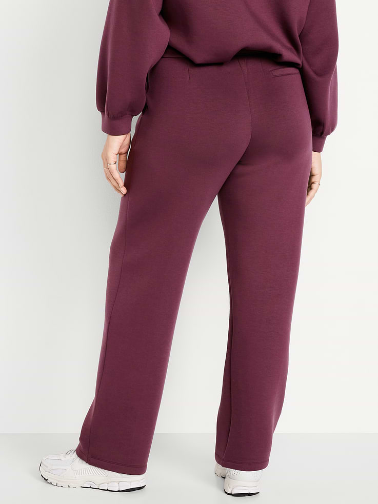 Image number 6 showing, High-Waisted Bounce Fleece Trouser Sweatpants