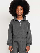 Image number 1 showing, Bounce Fleece Half-Zip Pullover Sweatshirt for Girls