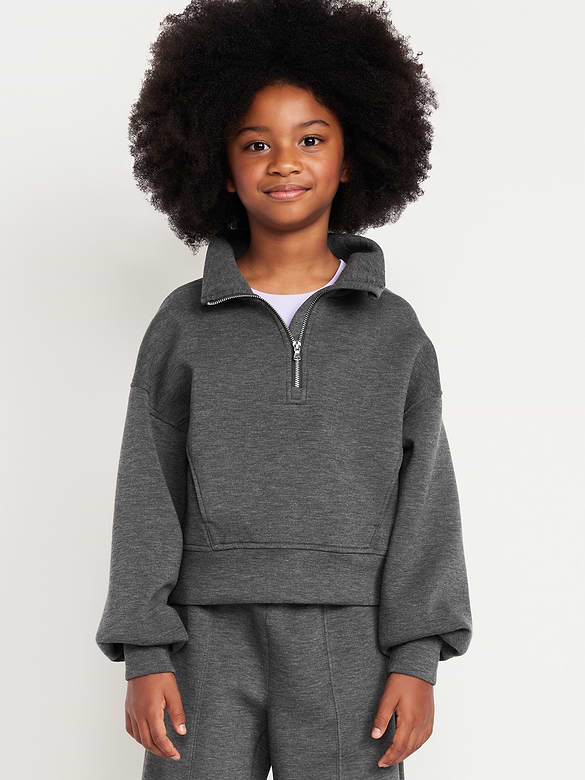 Bounce Fleece Half-Zip Pullover Sweatshirt for Girls