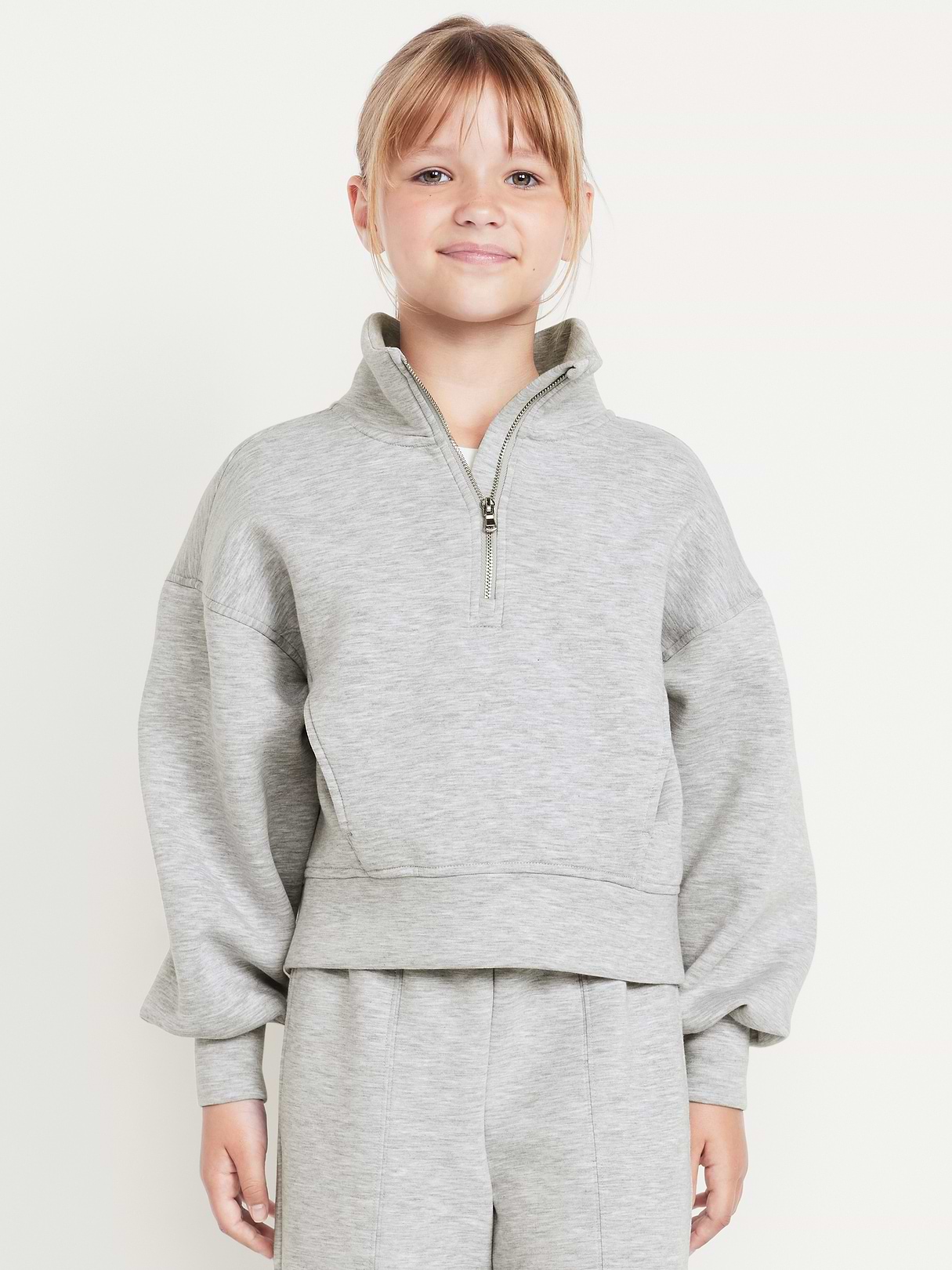 Bounce Fleece Half-Zip Pullover Sweatshirt for Girls | Old Navy