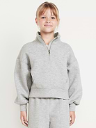 Image number 1 showing, Bounce Fleece Half-Zip Pullover Sweatshirt for Girls