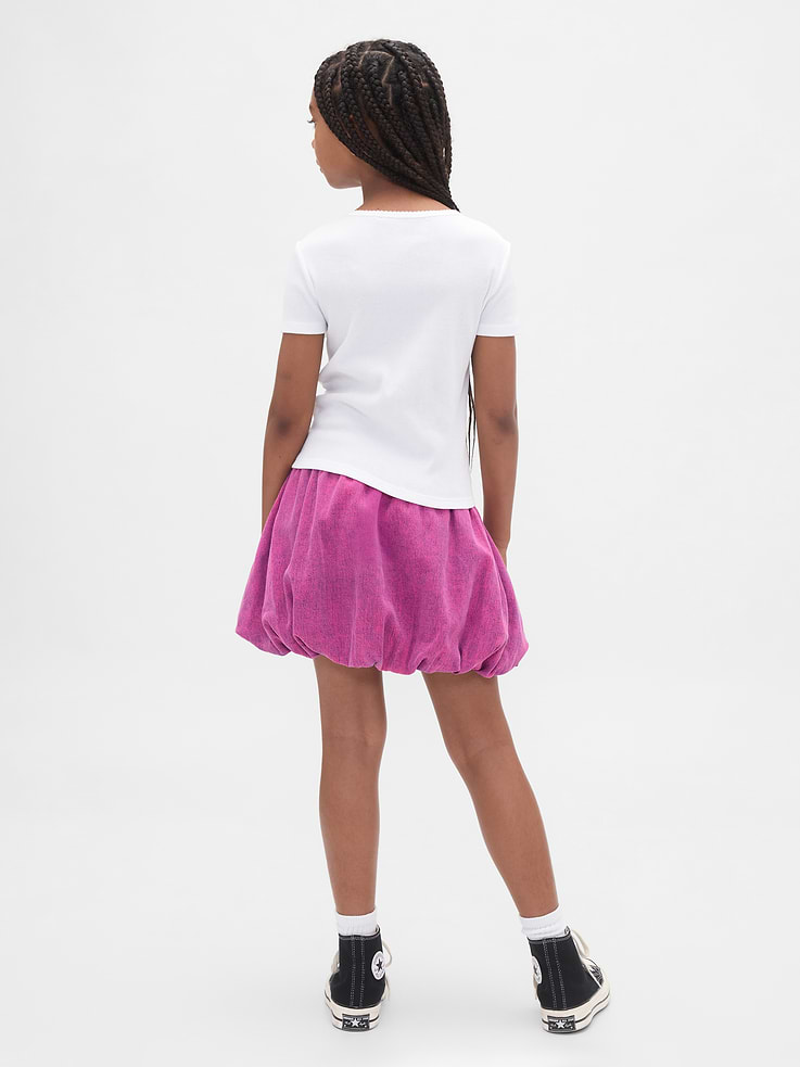 Image number 3 showing, Kids Denim Bubble Skirt
