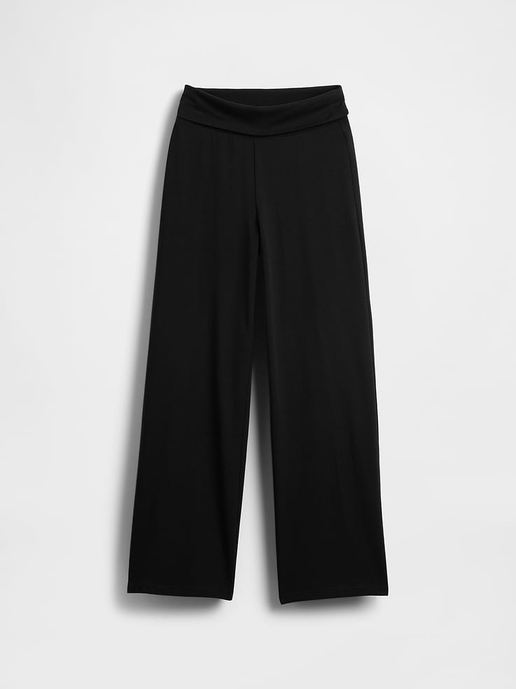 L'image numéro 2 présente Legging à jambe large et taille rabattable pour Enfant