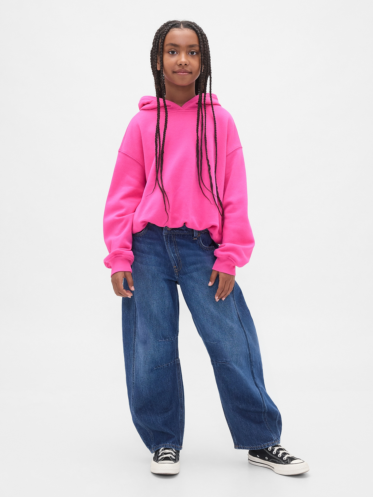 Kids VintageSoft Oversized Bubble Hoodie | Gap