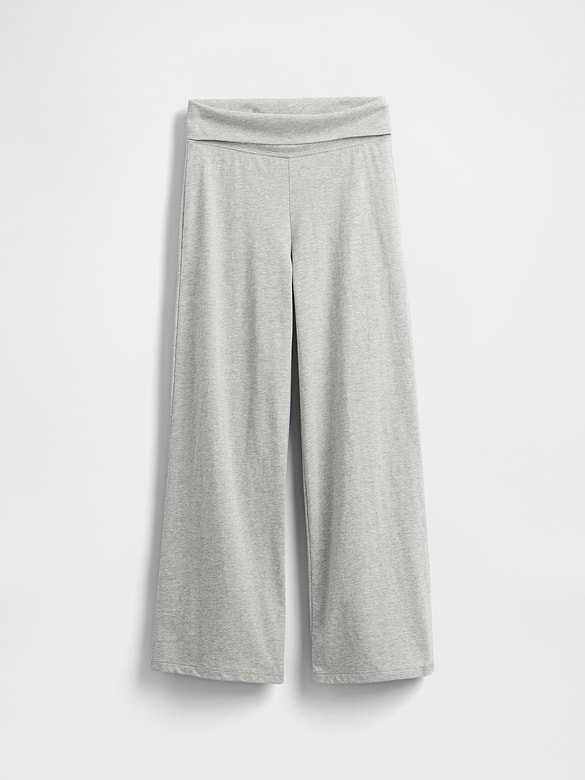 Kids Wide-Leg Foldover Leggings