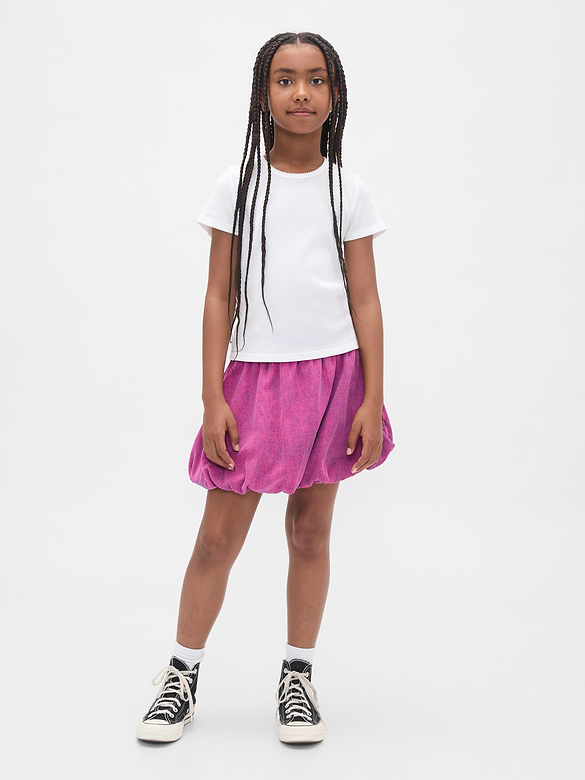 Kids Denim Bubble Skirt