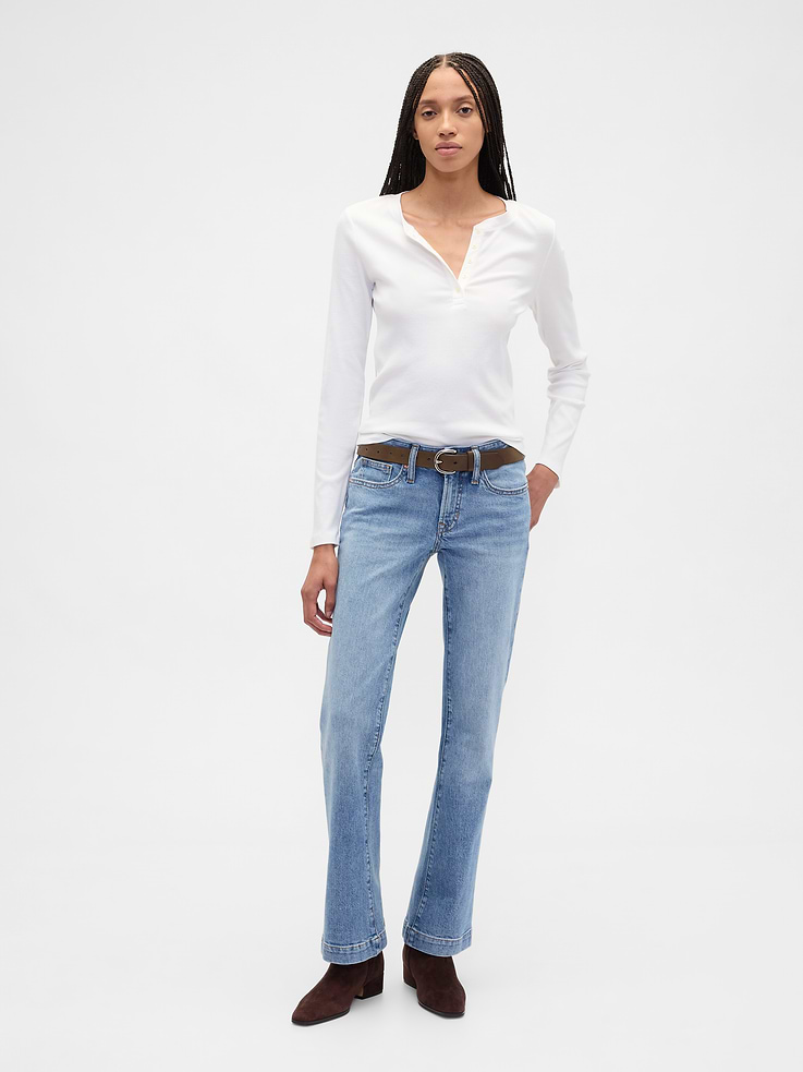 Image number 1 showing, Low Rise Long & Lean Jeans